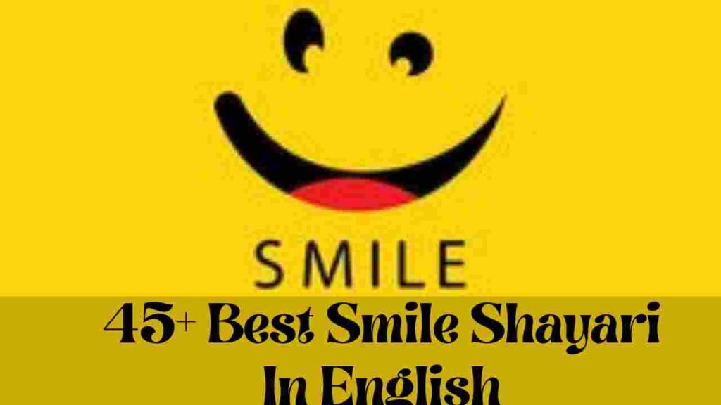 Best Smile Shayari In English