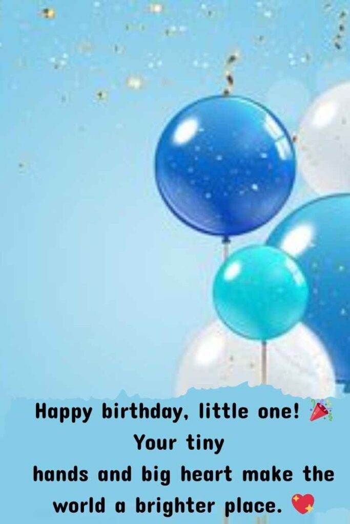 Beautiful Birthday Wishes for Babies