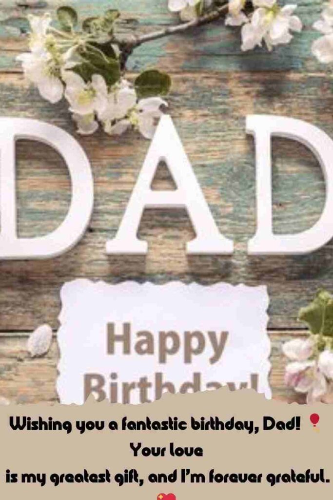 Best Birthday Wish To Father