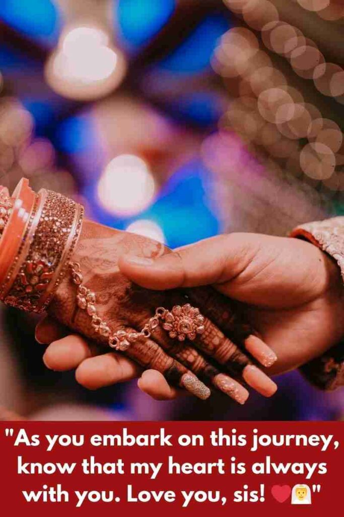 Heart Touching Emotional Wedding Wishes For Sister