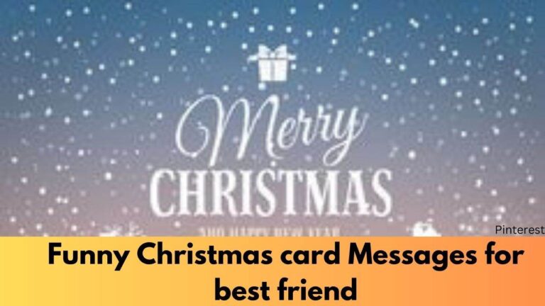 Funny Christmas card Messages for best friend