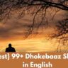 {Latest} 99+ Dhokebaaz Shayari in English