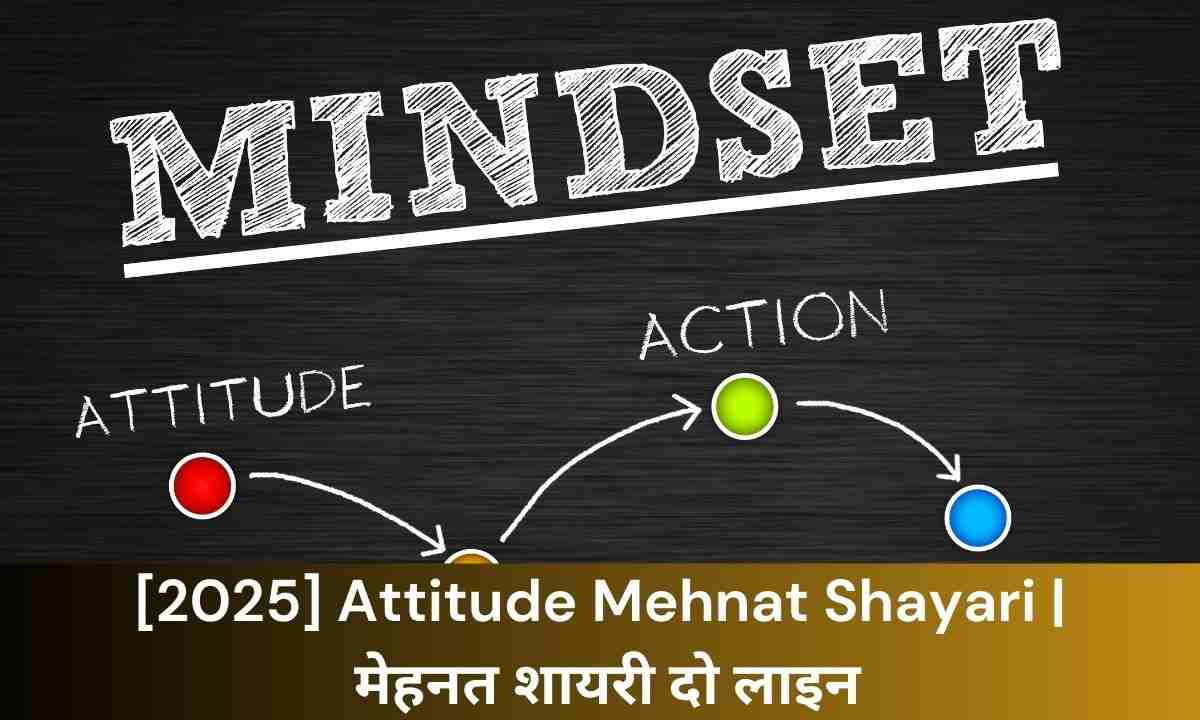 [2025] Attitude Mehnat Shayari | मेहनत शायरी दो लाइन